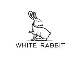 White Rabbit Graphic Design Class Animal Logo Logo Design
