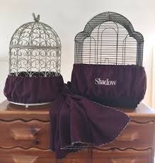 Bird Cage Skirt Seed Catcher Hand Crafted Eggplant Fabric Bird Cage Skirt Seed Catcher Guard Or Cover Xs Xxl Parrotcagecover Parrotcageideas Fabric Birds Cage Skirt Bird Supplies
