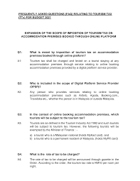 Malaysia has just announced the latest way that they plan to tax tourists. Https Myttx Customs Gov My Cttax Infopage 20 20jan 20faq 20ttx Bi Pdf