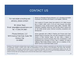 Class a office • los angeles, ca. Real Estate Development Financial Feasibility