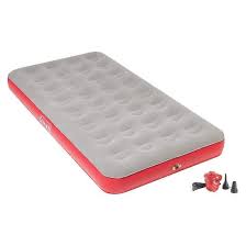 Coleman Quickbed Single High Air Mattress With Pump Twin Gray Mattress Air Mattress Air Bed