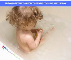 Epsom salt sulfate removes dead skin, repairs damaged skin cells and ensures the growth of new, healthy skin cells. Epsom Salt Baths For Therapeutic Use And Detox