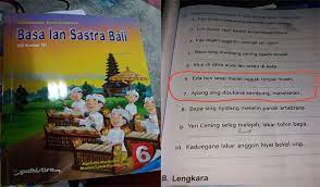 Kunci jawaban bahasa bali kelas 12. Menyedihkan Buku Bahasa Bali Pelajar Sd Berisi Kalimat Kalimat Porno