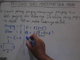 Jika lebar persegi panjang adalah 10 cm, maka tentukan. Cara Mencari Luas Persegi Panjang Jika Panjangnya 4cm Lebih Dari Lebarnya Youtube