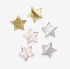 Be A Superstar With Our Big Star Clips 1 1 2 Metallic Leather Stars In Pink Gold Or Silver With Pinch Clip On The Back Stars Big Star Leia Organa Aesthetic