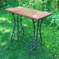 Foldable extension tables give extra workspace when needed, and sewing cabinets offer storage that quickly hides a project in the making. How To Repurpose An Antique Sewing Machine Base Into A Unique Table Feltmagnet