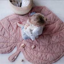 95cm Lehtomuoto Puuvilla Baby Playmats Lapset Matto Matto Matto Matto Matto Matto Vauvojen Vauvakaytto Pelaa Lehtia Kuin Mat Tapete Kids Blankets Leaf Blanket Children Room Girl