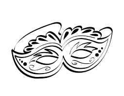 Consider adding sequins and glitter to get a similar look to the mask in the photo. Free Printable Face Mask Coloring Pages Novocom Top