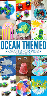 To bring the ocean indoors, cool off with this amazing ocean process art activity. Ocean Themed Crafts For Kids A Night Owl Blog