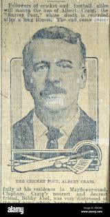 Albert Craig. News of the World. 11th July 1909. The cricket poet, Albert  Craig (1849 or 1850-1909). He was known as The Surrey Poet. Image taken  from News of the World. Originally