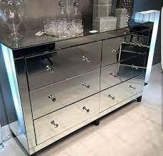 This chest of drawers has 3 drawers either side so you have more space for folded clothes, which keeps your bedroom neat and tidy so your oasis of calm is restored. Samira Furniture Glass Bedroom Furniture Mirrored Bedroom Furniture Mirror Bedroom Decor