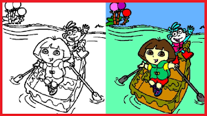 Select from 32494 printable coloring pages of cartoons animals nature bible and many more. Dora The Explorer Coloring Pages Youtube