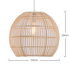 Verve Design Tia Bamboo Pendant Bunnings Warehouse Bamboo Shades Interior Lighting White Canopy