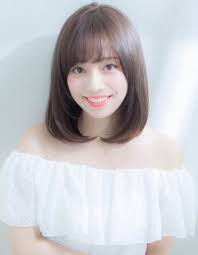 大人女子のミディアムストレート kj 89 ヘアカタログ 髪型 ヘアスタイル afloat アフロート 表参道 銀座 名古屋の美容室 美容院 髪型 ストレート ミディアム 髪型 ストレート 髪型