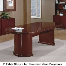 Solid cherry wood bookcase bucky design classy cherry. 10 Racetrack Conference Table Dark Cherry Wood