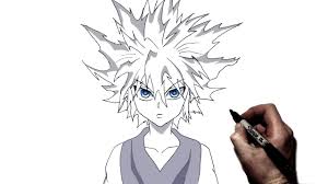 He is the best friend of gon freecss and is currently traveling with alluka zoldyck. How To Draw Killua Godspeed Step By Step Hunter X Hunter Youtube
