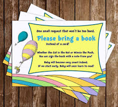 Novel Concept Designs Dr Seuss Oh The Places You Ll Go Bring A Book Baby Shower Invit