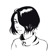 See more ideas about how to draw hair anime hair manga hair. Comics Style Graphic Illustration Cute Anime Girl With Short Hair Stock Vector Illustration Of Fashion Cartoon 169115504