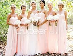 Blush Strapless Sweetheart Long Chiffon Bridesmaid Dress Pink Bridesmaid Dresses Sweetheart Bridesmaids Dresses Bridesmaid Dresses Long Chiffon