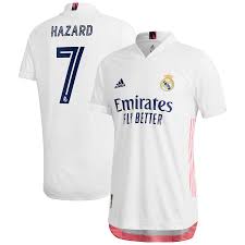 Find a new real madrid jersey at fanatics. Eden Hazard Real Madrid Adidas 2020 21 Home Authentic Jersey White