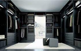 2 size to choose from. Amazing Walk In Closet Modern Minimalist Black Arts Design Walk In Closet Design Luxury Closet Modern Closet