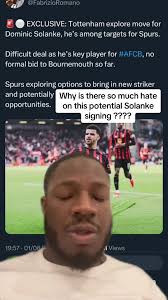 Given the striker market i think it’s a solid target. Guys are too obsessed  with hype #solanke #spurs #premierleague