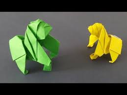 kagittan orangutan yapimi youtube orangutan origami maymunlar