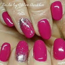 Fuschia Nails Pink Nails Calgel Manicure Pink Nails Bridesmaids Nails Nails