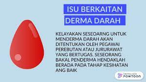 Perkhidmatan transfusi negeri kelantan | twuko. Kepentingan Menderma Darah Youtube