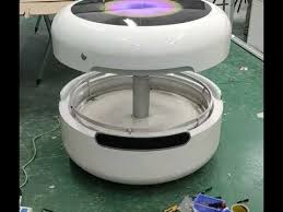 Built With Refrigerator Bluetooth Speakers Led Tabletop Wireless Charging Voice Co Check Out Coosno The Smart Coffee Tab Cofee Table Coffee Table Table