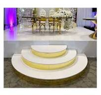 Hot Sale White Transparent Acrylic Wedding Swimming Glass Stage Platform  for Sale