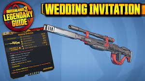 New Legendary Sniper Wedding Invitation Broken Hearts Day Event Reward Borderlands 3 Youtube