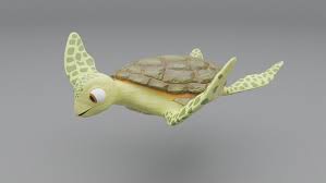 modèle 3D de Caricature de tortue de mer - TurboSquid 2101532