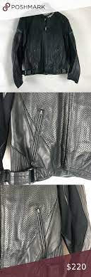 Teknic Men S Black Leather Motorcycle Jacket Sz 44 Leather Motorcycle Jacket Black Leather Motorcycle Jacket Mens Black Leather
