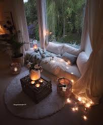 Beautiful And Dreamy Cozy Corner Perfect Place To Sip Your Herbs Light Pink And Grey Compliments Each Other Wooden Crate And Ind Cozy Corner Cozy House Home