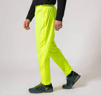 Origin Packable Full Zip Waterproof Overtrousers - Neon Yellow