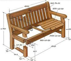 Attach bench back and front legs to box. How To Make A Bench With A Back Of The Couch Garden Bench For Giving With Your Own Hands Drawings Sizes Photos