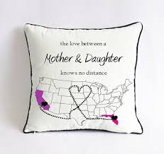 Birthday Message For Mother In Law Long Distance Long Distance Mom Daughter Pillow Mom Birthday Gift Mothers Etsy Birthday Presents For Mom Long Distance Mom Mothers Day Gifts From Daughter