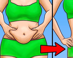 Hình ảnh về Nằm nghiêng giảm mỡ bụng