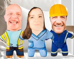 Almohada facial personalizada, almohada con foto personalizada, almohada de  felpa suave con grabadora de audio, regalo único para parejas, almohada de  retrato familiar personalizada