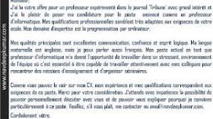 The business letter's precise structure is crucial to its look and readability. Mail Time The Dos And Don Ts Of Formal French Letters