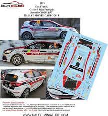 Spero che il rally di monte carlo del 2015 me ne fornirà degli altri. Decals 1 43 Ref 1775 Renault Clio R3 Sias Rallye Monte Carlo 2015 Wrc Rally Ebay
