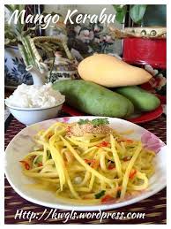 Resepi kerabu mangga, resepi yang tak asing lagi sebagai hindangan sampingan. Mango Salad Appetizer Or Kerabu Mangga é…¸è¾£èŠ'æžœå¼€èƒƒèœ Mango Recipes Mango Salad Appetizer Salads