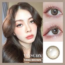 Vinscon Lens全现货隐形眼镜| 这款一定介绍给你们！ 𝗬𝗮𝗻𝗮 𝟭𝟰.𝟮𝗺𝗺 埃及混血款巨好看😍  深色调外圈锁边，双眼立马有神起来，立体感十足！ 显色混血得来不浮夸，满满高级感✨ 趁还有现货, 两个颜色直接包色带走吧💁🏻‍♀️ .  Grey/Brown 0-800度数RM28/pair｜月抛(1 ...