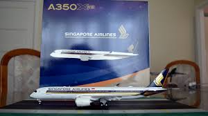 Currently, 30 aircraft are on services, and 6 aircraft still on orders. Jc Wings 1 200 Singapore Airlines A350 900xwb Unboxing And Review Youtube