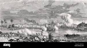 Indian mutiny 1857 lucknow hi-res stock ...