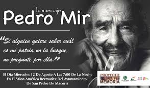 Invitación Homenaje a Pedro Mir