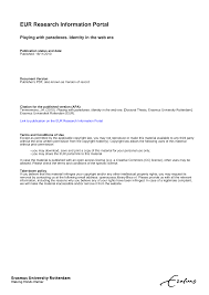 EUR Research Information Portal