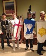 Homemade Costumes For Groups Knight Halloween Costume Homemade Costumes Halloween Costume Contest