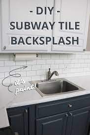 Maybe you would like to learn more about one of these? Giani Kitchen Makeover Series Painted Subway Tile Backsplash Subway Tile Backsplash Diy Tile Backsplash Tile Backsplash